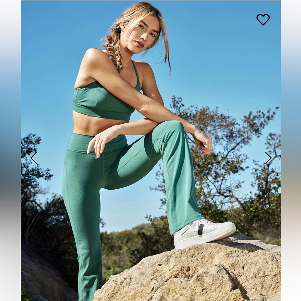 L*Space Active Overdrive Legging Pants workout in Cypress Green